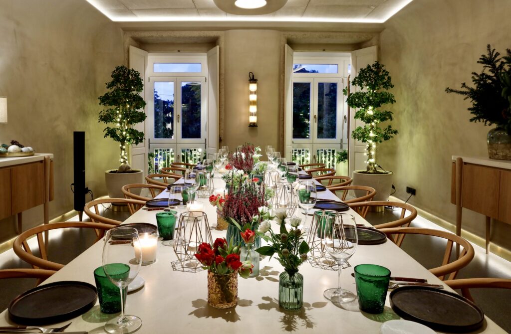 un dos reservados do restaurante cantón 23. foto: carlota fariña