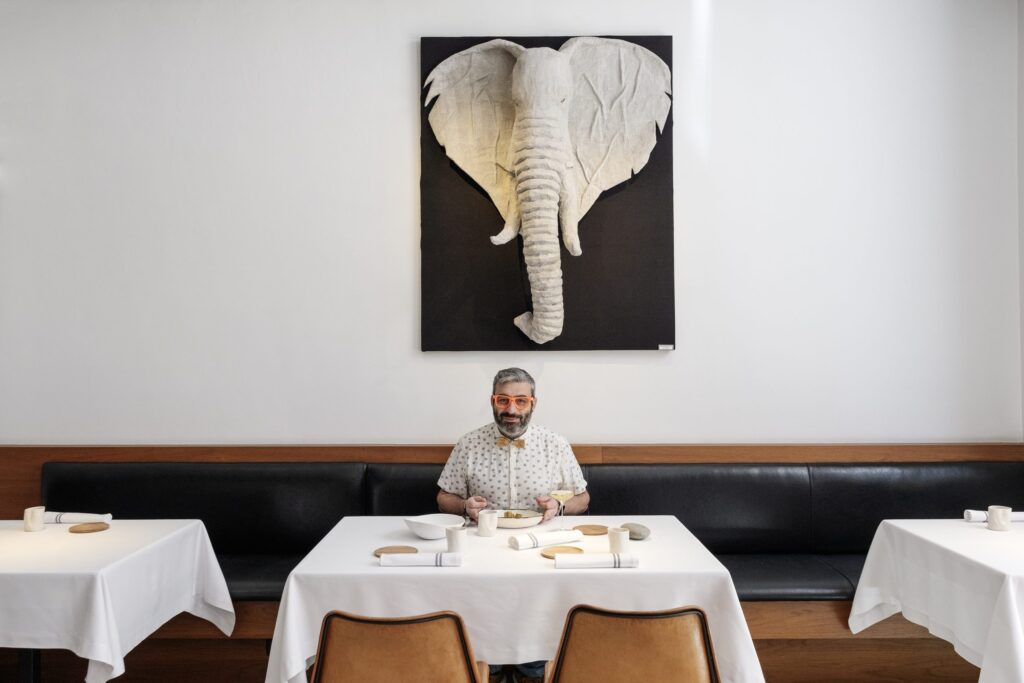 @JuanEAT_o, gozando da papatoria en Bido Foto: Iván Barreiro